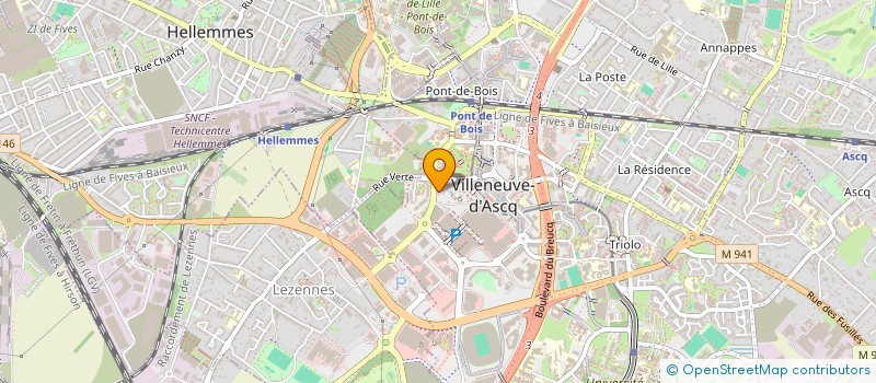 localisation de l'entreprise ANNETTE VETEAU PSYCHOLOGUE CLINICIENNE  VILLENEUVE-D'ASCQ