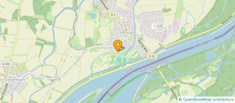 localisation de l'entreprise ANNEVAL  RHINAU