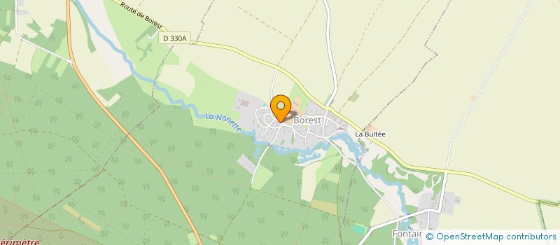 localisation de l'entreprise ANNEXE  BOREST