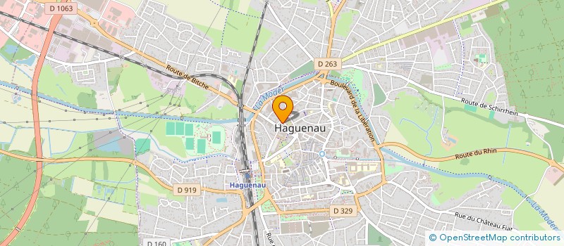 localisation de l'entreprise ANNEXE HAGUENAU  HAGUENAU