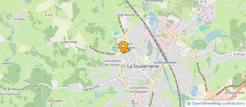 localisation de l'entreprise ANNEXE MOTO à LA SOUTERRAINE