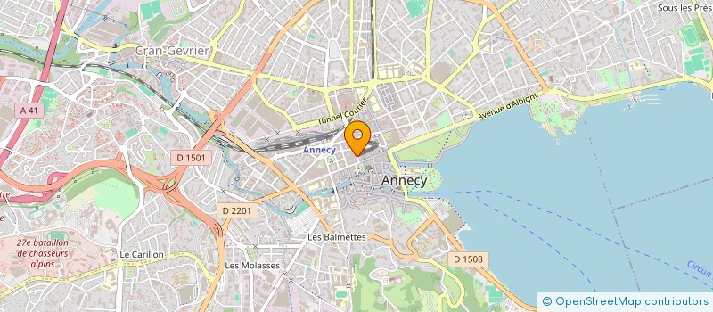 localisation de l'entreprise ANNEXIS à ANNECY
