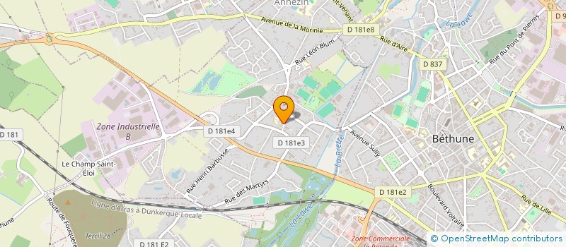 localisation de l'entreprise ANNEZIN EN FETES, COMITE DES COMMERCANTS ET DES ASSOCIATIONS POUR LES FETES (CCAF)  ANNEZIN