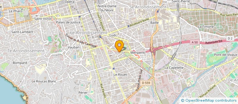 localisation de l'entreprise ANNEZO TRANSPORTS  MARSEILLE