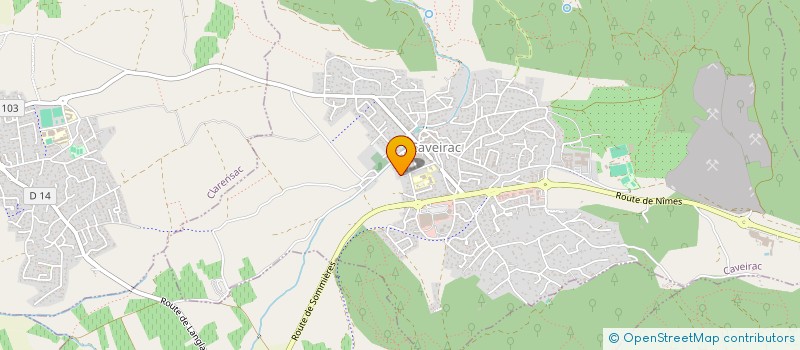 localisation de l'entreprise ANNI 014  CAVEIRAC