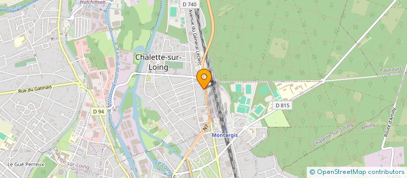 localisation de l'entreprise ANNIA à CHALETTE-SUR-LOING