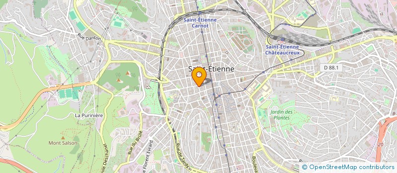 localisation de l'entreprise ANNIA  SAINT-ETIENNE