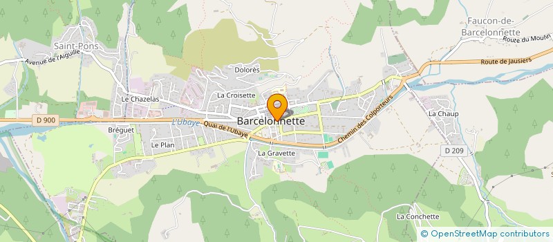 localisation de l'entreprise ANNIBAL à BARCELONNETTE