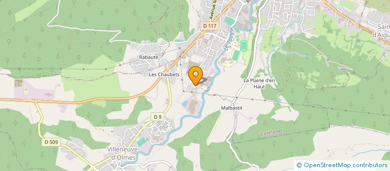 localisation de l'entreprise ANNIBAL NESTOR à VILLENEUVE D'OLMES