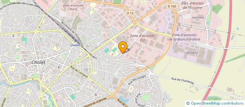 localisation de l'entreprise ANNIC IMMOBILIER à CHOLET