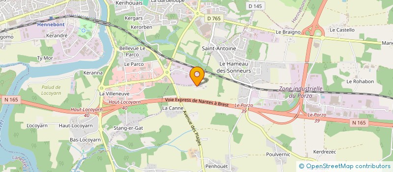 localisation de l'entreprise ANNIC IMMOBILIER à KERVIGNAC