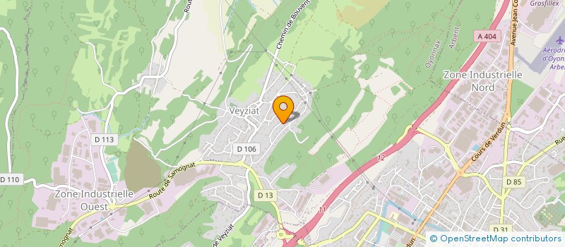 localisation de l'entreprise ANNICK BOUSCAYROL CONSEIL à OYONNAX