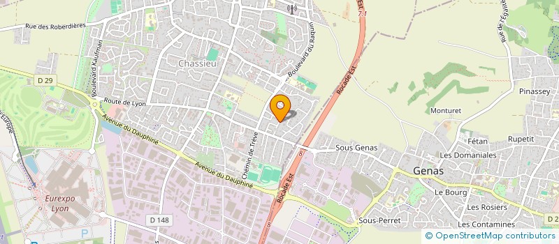 localisation de l'entreprise ANNICK ET XAVIER  CHASSIEU