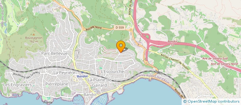 localisation de l'entreprise ANNICKHALL  BANDOL