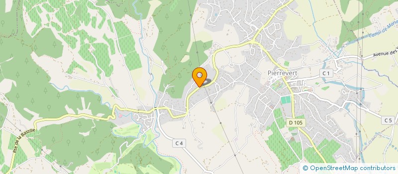 localisation de l'entreprise ANNIDO  PIERREVERT