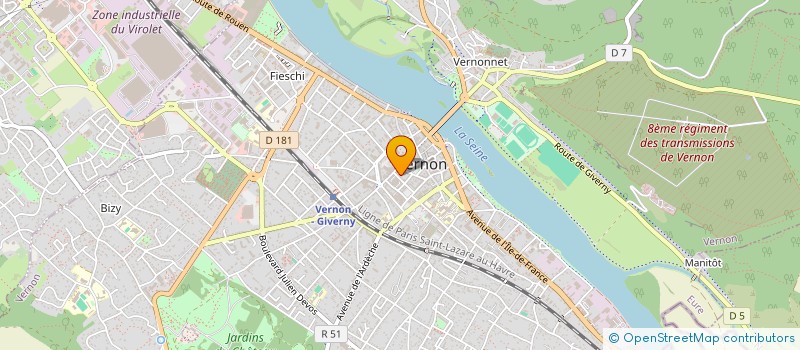 localisation de l'entreprise ANNIE  VERNON