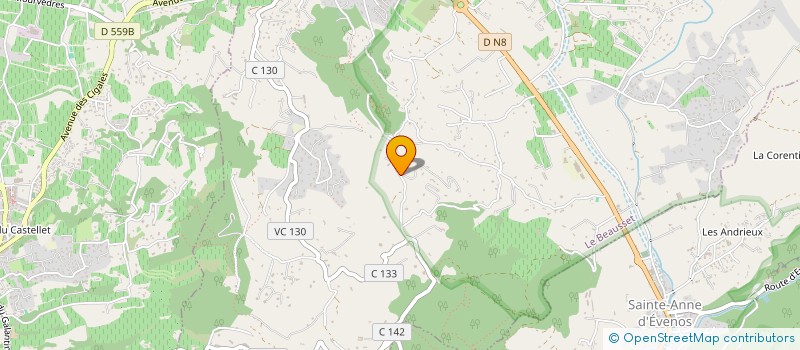 localisation de l'entreprise ANNIE  LE BEAUSSET