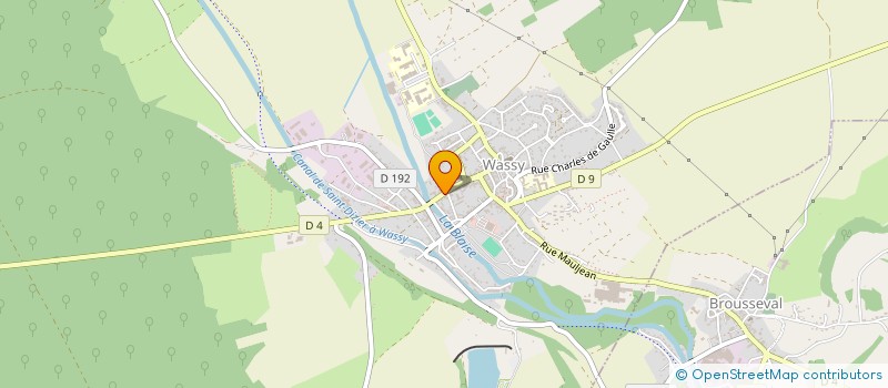 localisation de l'entreprise ANNIE BUISSON ET CIE à WASSY