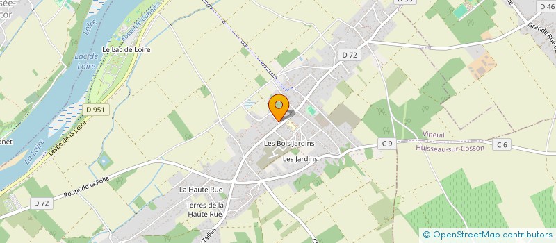 localisation de l'entreprise ANNIE-CHRISTINE RICHARDOT  VINEUIL