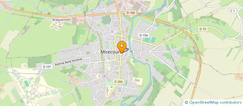 localisation de l'entreprise ANNIE COIFF'  MIRECOURT