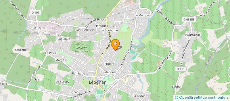 localisation de l'entreprise ANNIE COUTURE  LEOGNAN