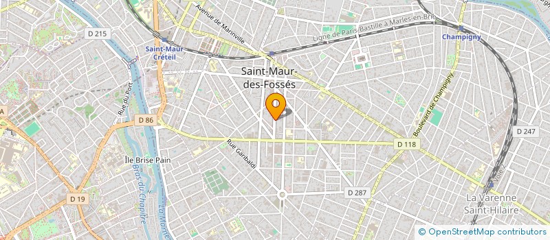 localisation de l'entreprise ANNIE CREATION COIFFURE  SAINT-MAUR-DES-FOSSES