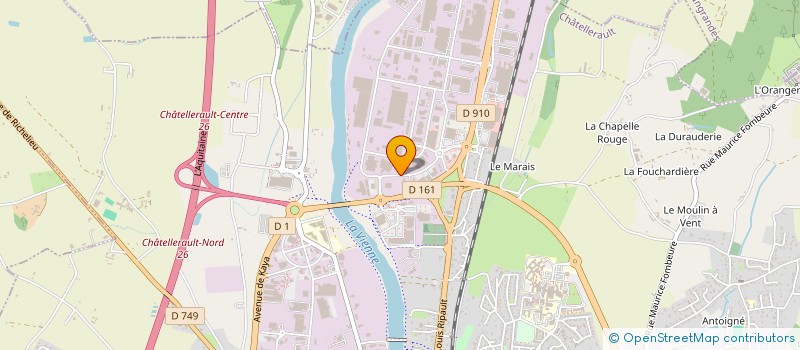 localisation de l'entreprise ANNIE DIS à CHATELLERAULT