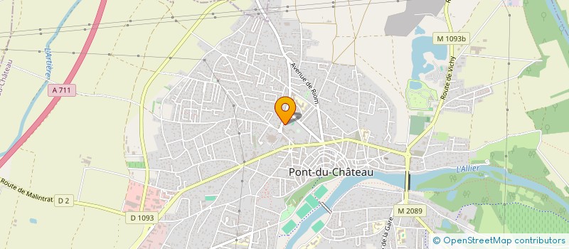 localisation de l'entreprise ANNIE PHARMACIE  PONT-DU-CHATEAU