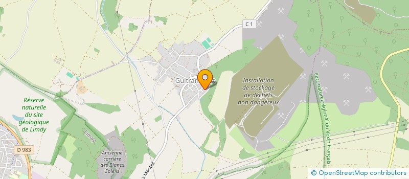 localisation de l'entreprise ANNIE SECRETARIAT  GUITRANCOURT