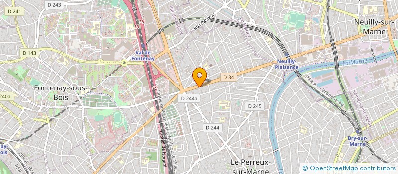 localisation de l'entreprise ANNIE VISCO-AVENIR & TALENTS à LE PERREUX-SUR-MARNE