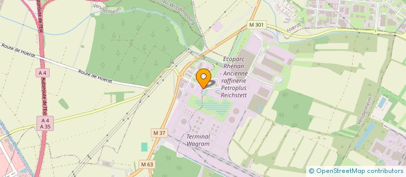 localisation de l'entreprise ANNIME  VENDENHEIM