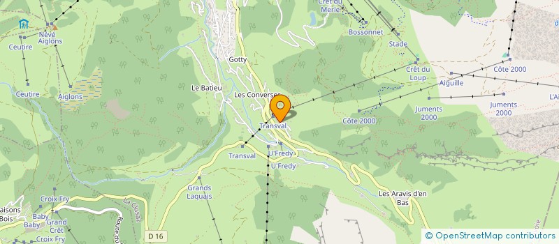 localisation de l'entreprise ANNIRO à LA CLUSAZ