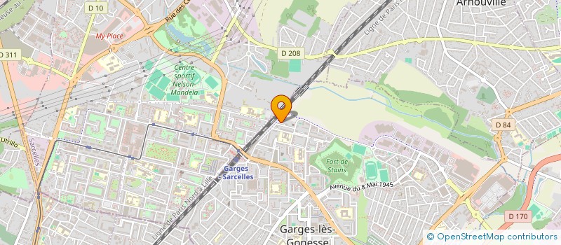 localisation de l'entreprise ANNIYA OKO GOTO DEVELOPPEMENT KAWAL SENEGAL  GARGES-LES-GONESSE