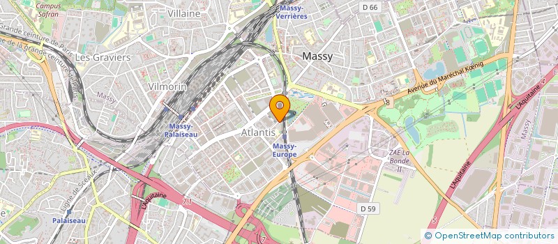 localisation de l'entreprise ANNJS HOLDING à MASSY