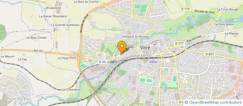 localisation de l'entreprise ANNLISE  VITRE