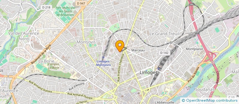 localisation de l'entreprise ANNLO à LIMOGES