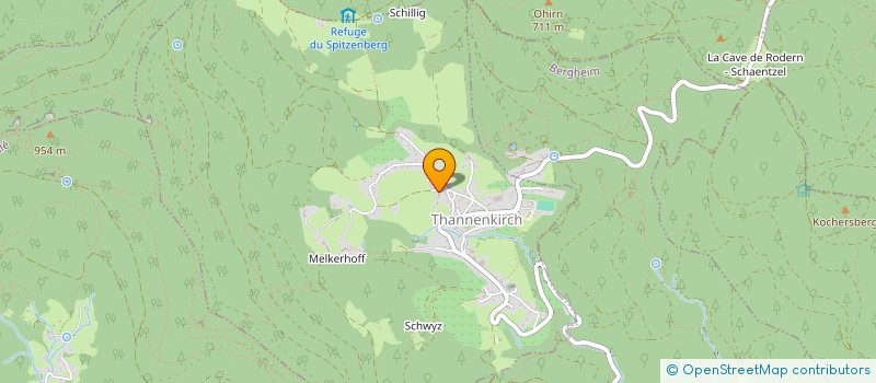 localisation de l'entreprise ANNO 1698 - CHEZ CHRISTELLE ET STEFAN  THANNENKIRCH