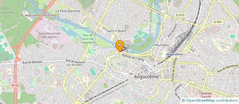 localisation de l'entreprise ANNO 2 à ANGOULEME
