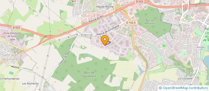 localisation de l'entreprise ANNODIS à BEAUCOUZE
