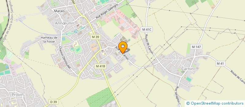 localisation de l'entreprise ANNOEULLIN ESPACES VERTS à ANNŒULLIN