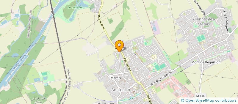 localisation de l'entreprise ANNOEULLIN, HISTOIRE ET PRESENCE SOCIALISTE  ANNULLIN