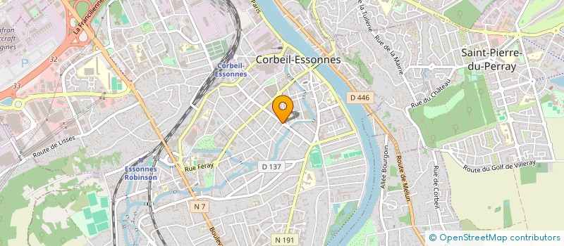 localisation de l'entreprise ANNON PERE ET FILS à CORBEIL-ESSONNES