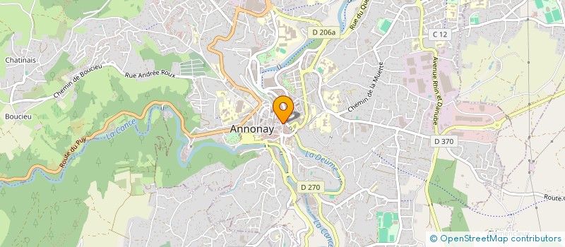 localisation de l'entreprise ANNONAY DEPANNAGE DISTRIBUTION à ANNONAY
