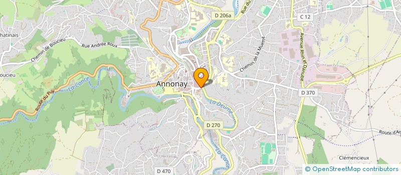 localisation de l'entreprise ANNONAY PROTECTION à ANNONAY