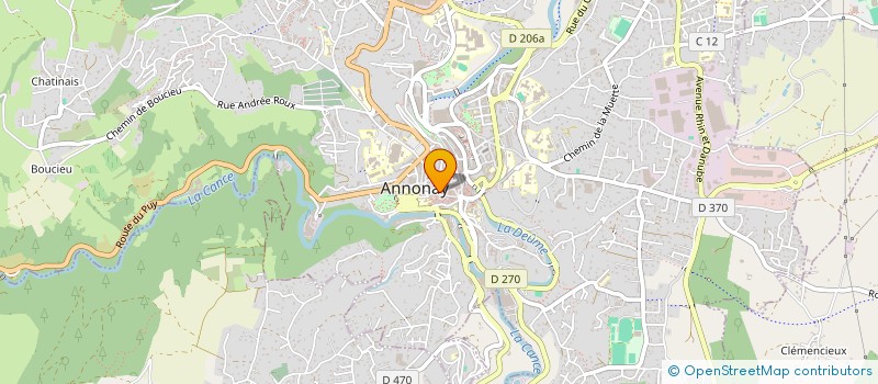 localisation de l'entreprise ANNONAY REVETEMENT  ANNONAY