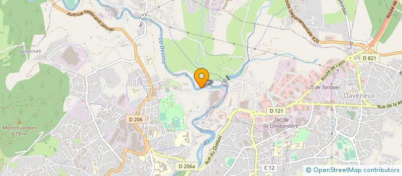 localisation de l'entreprise ANNONAY TRIATHLON  ANNONAY