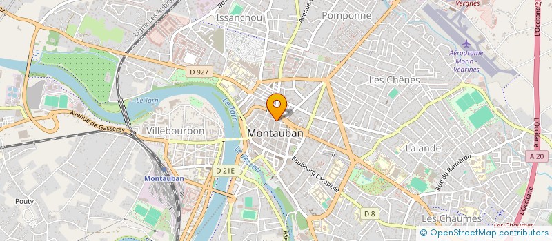 localisation de l'entreprise ANNONCE TELE INTERNET à MONTAUBAN