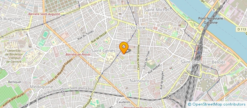 localisation de l'entreprise ANNONCES 33 à BORDEAUX
