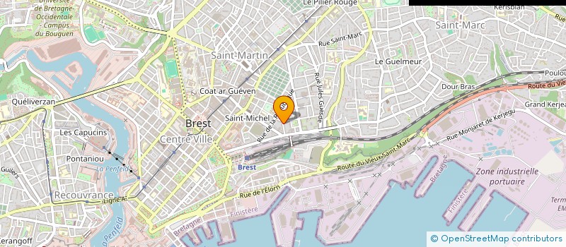 localisation de l'entreprise ANNONCES BZH à BREST