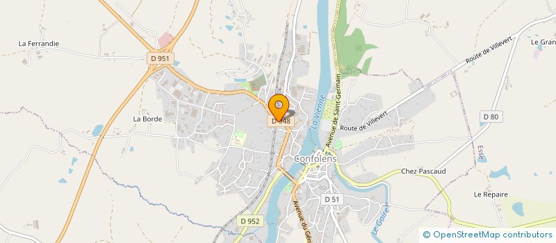 localisation de l'entreprise ANNONCES PRESSE SERVICES à CONFOLENS